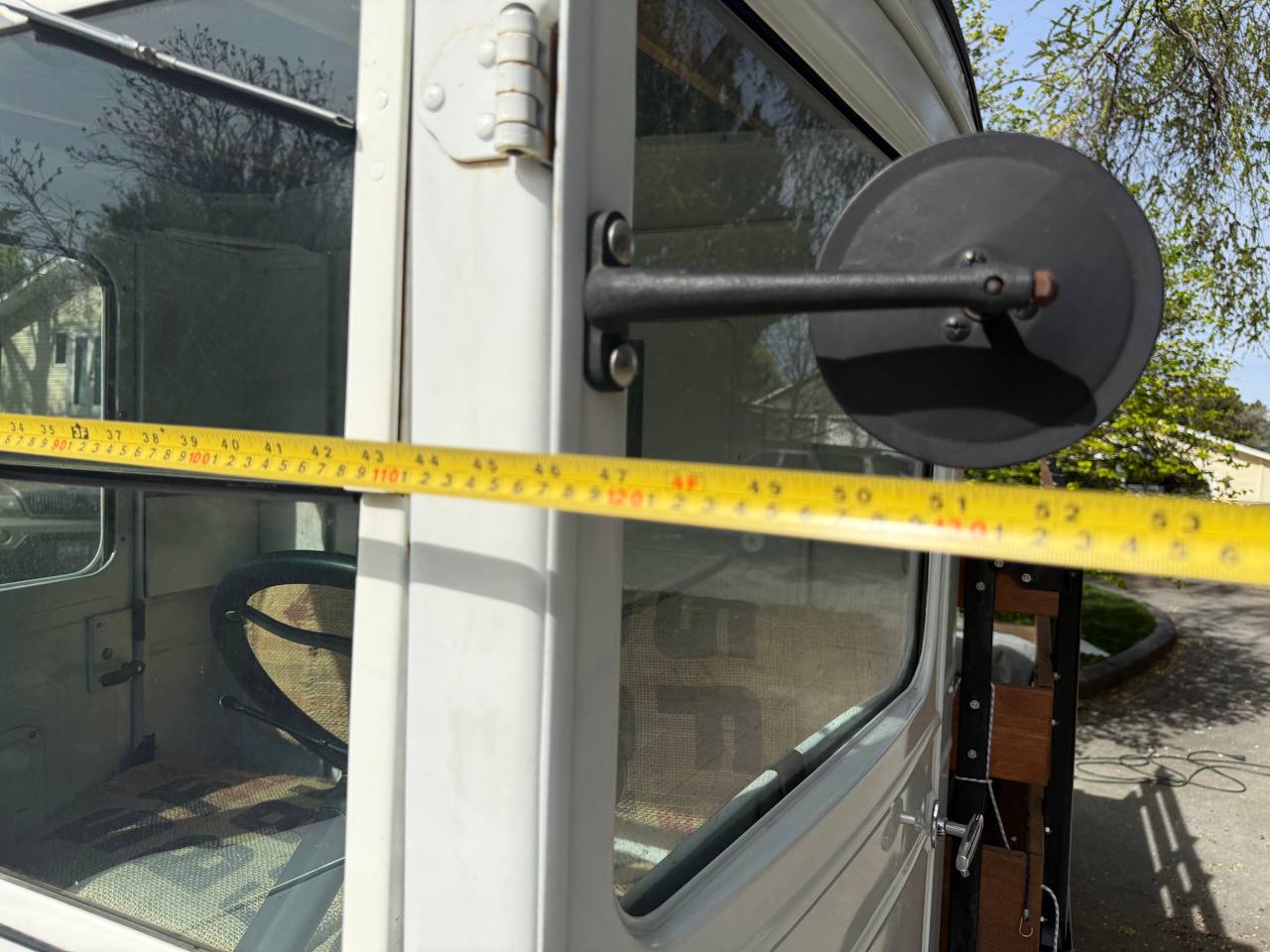 Cab Width with Mirror (front)