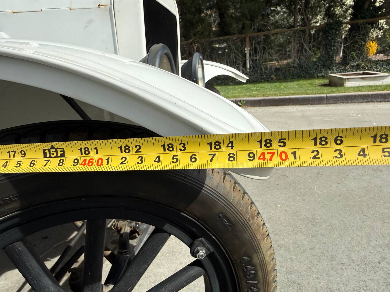 Overall Length (fender run)