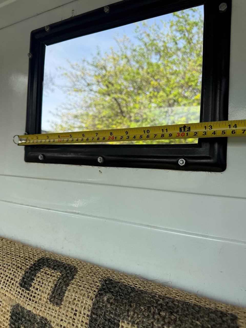 Rear Cab Window Width